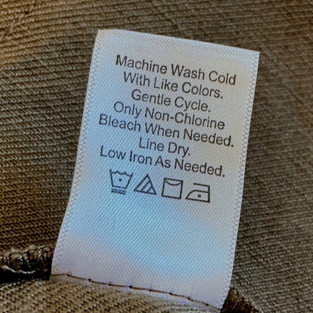Coldwater Creek Natural Fit Brown Linen Blend Wide Leg Capri Crop Pants Size 8 - Picture 6 of 11